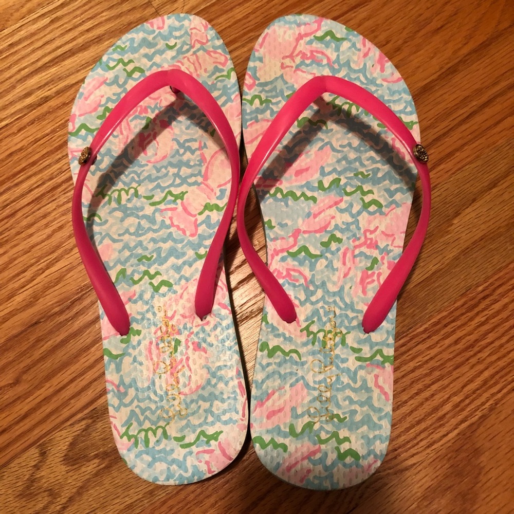 Lilly Pulitzer Flip Flops